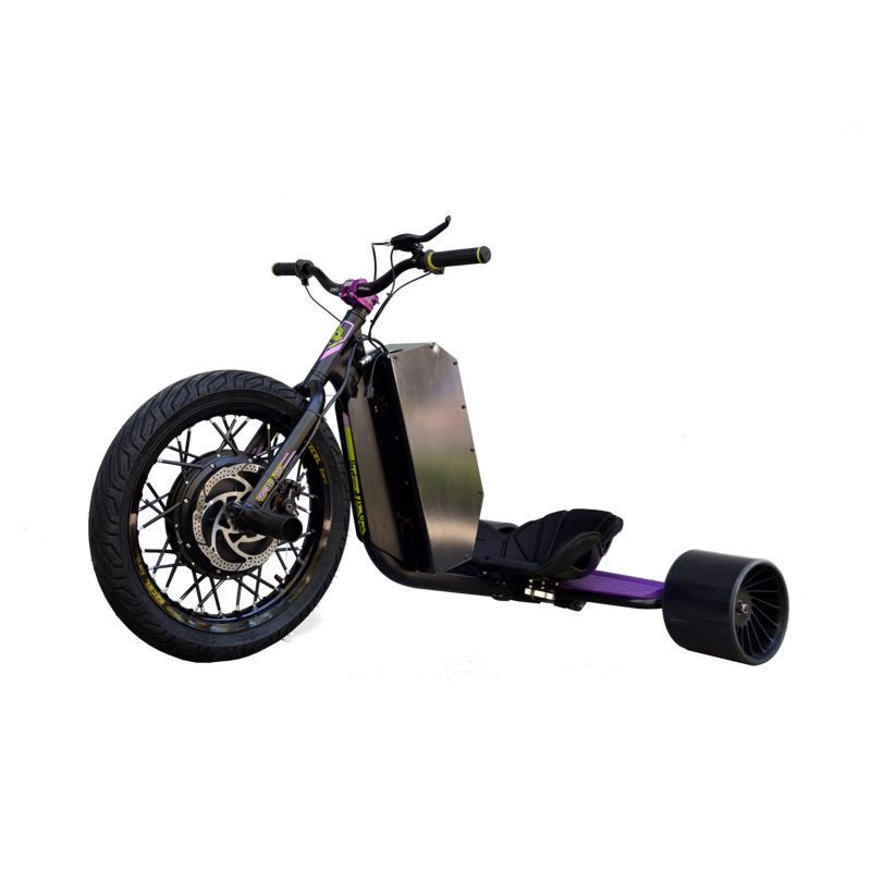 eDriftTrikes - Mid Power Electric Drift Trike Front Left Quarter