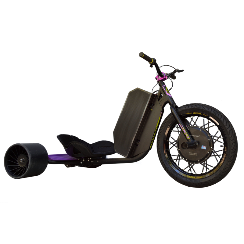 eDriftTrikes - Mid Power Electric Drift Trike Front Right Quarter