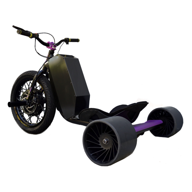 eDriftTrikes - Mid Power Electric Drift Trike Left Rear